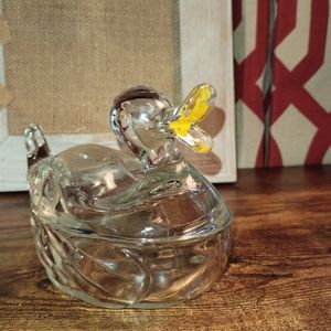 Vintage duck dish